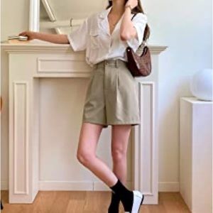 Tommy Bahama pleated silk shorts